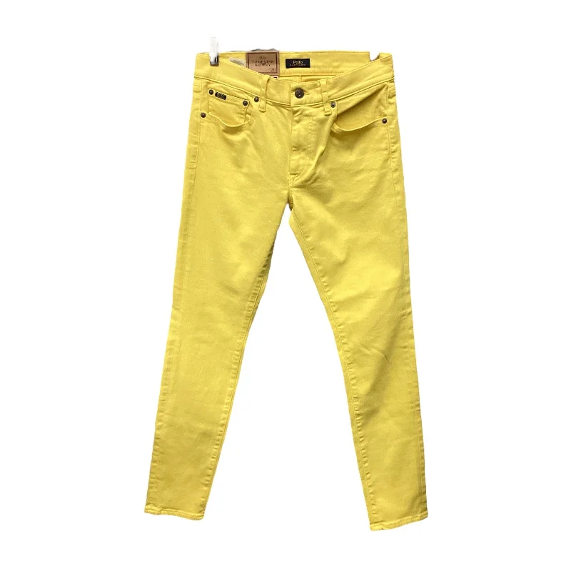 Jeans Skinny By Polo Ralph Lauren In Yellow, Size: 6